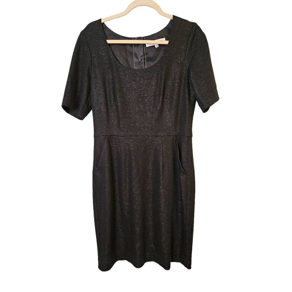 Trina Turk black dress with a bit of glimmer.  Size 10.